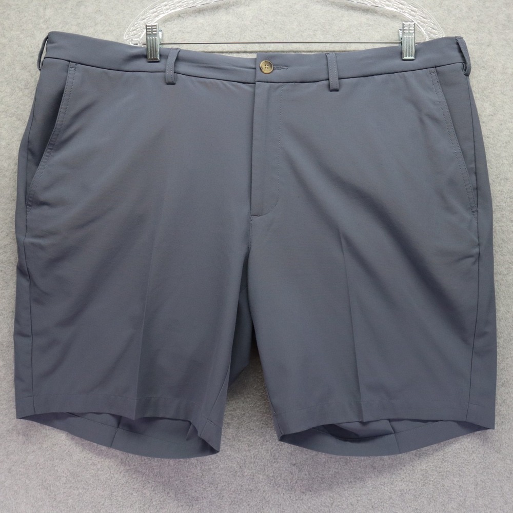 Donald Ross Shorts Mens 42 Performance Golf‎ Chino Stretch Flex Flat Front Gray